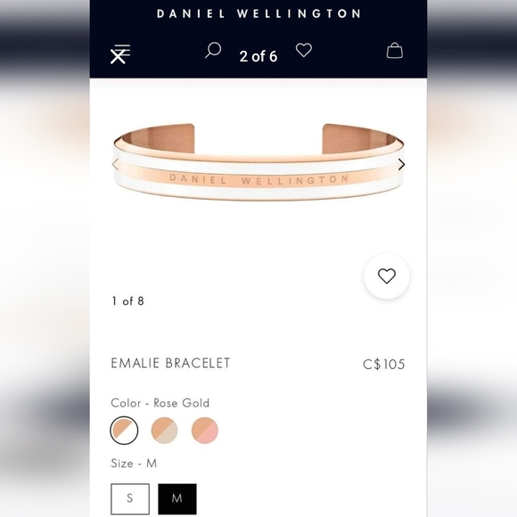 Daniel Wellington Emalie Bracelet size medium - Picture 2 of 6